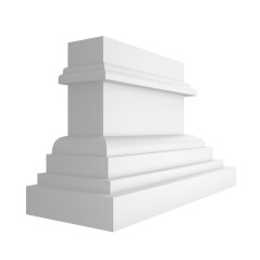 Kapitell des Pilasters Stuck BPI1