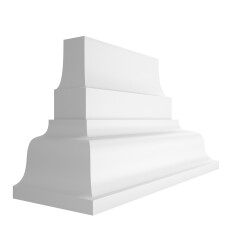 Kapitell des Pilasters Stuck BPI3