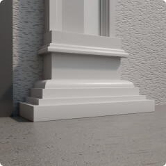 Kapitell des Pilasters Stuck BPI1