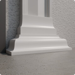 Kapitell des Pilasters Stuck BPI3