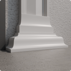 Kapitell des Pilasters Stuck BPI3