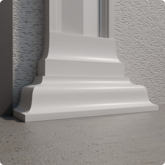 Kapitell des Pilasters Stuck BPI3