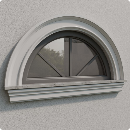 Bogen aus der Leiste für die Fassade K34 #2