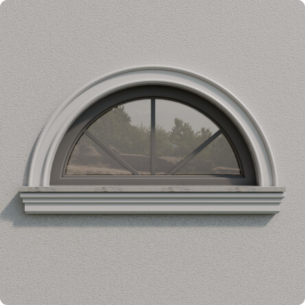Bogen aus der Leiste für die Fassade K37 #3