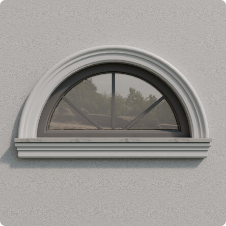 Bogen aus der Leiste für die Fassade K32 #3