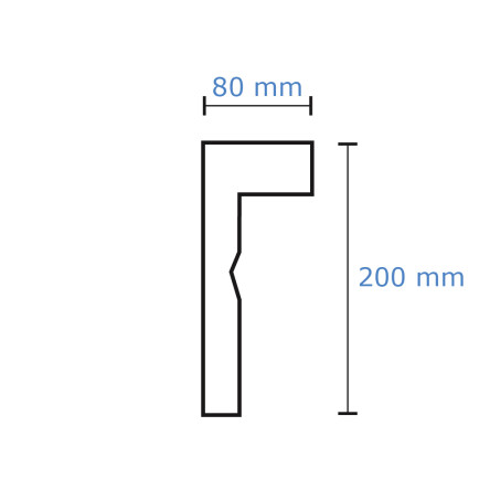 Modern Vorhangleiste GK10 #8